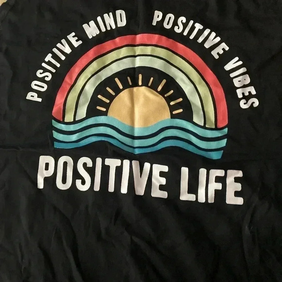 🆕Positive Life Graphic Tank Top M🆕 - Picture 3 of 3